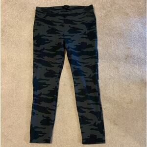 SANCTUARY Slim Ponte Pant Legging XL Camouflage Black & Gray Anthropologie